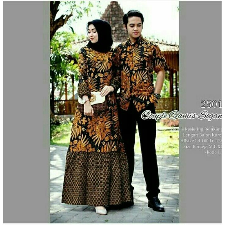 Maura Couple - Sania Ruffle Batik Couple ori Ndoro jowi Kubis Garansi Termurah Shopee