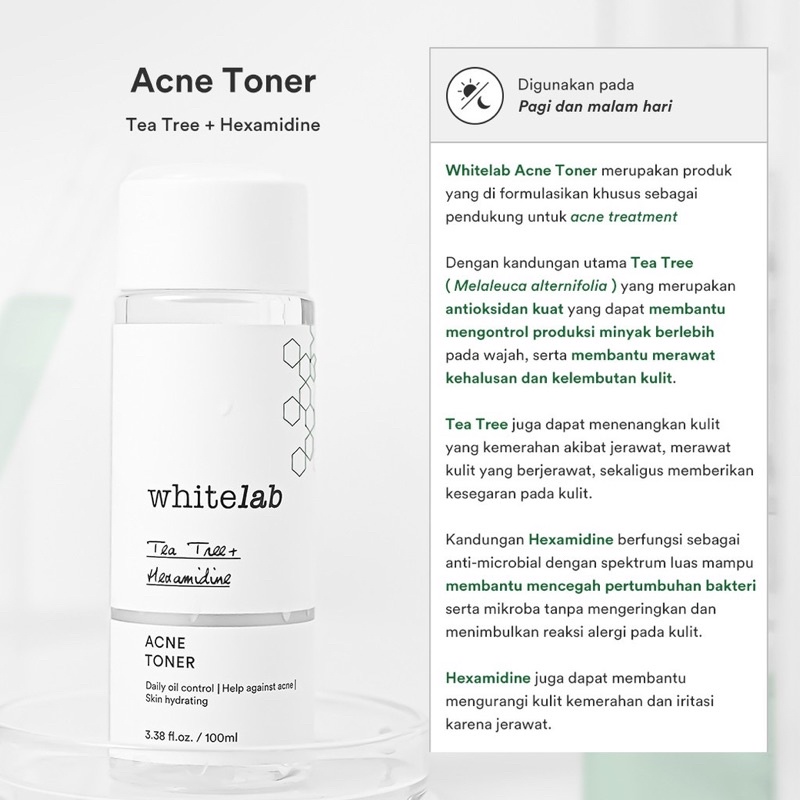 Whitelab Face Toner Series | Whitelab Acne Toner | Soothing Toner | Exfoliating Toner