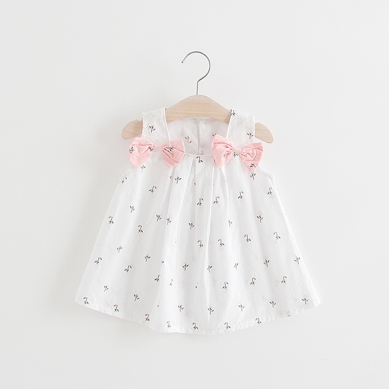 Setelan Dress Anak / Bayi Cewek Motif Floral Material Katun 100% Import Gaun Casual-Motif 10