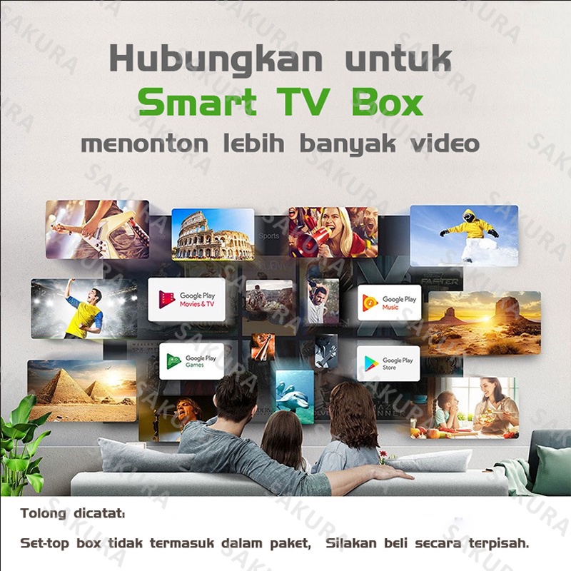 Weyon Sakura TV LED 43 inch FHD Televisi TV Digital Antena TV Smart Android
