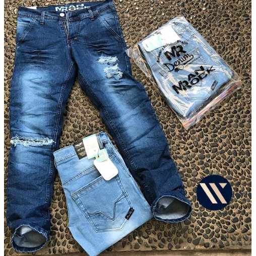 Celana Jeans Panjang Sobek Pensil Levis Pria Keren Kekinian