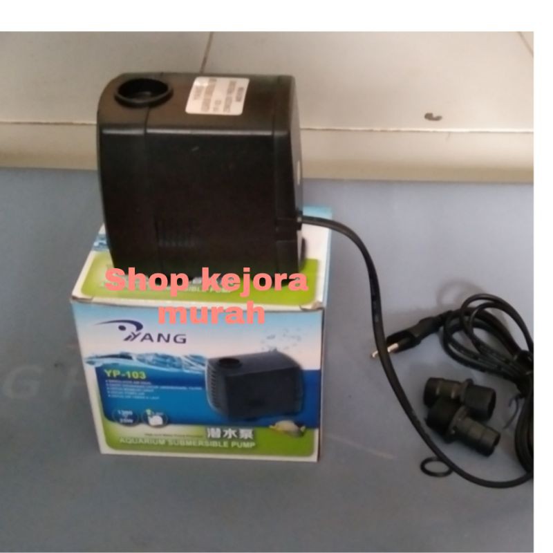 Mesin Pompa Kolam Air mancur YANG YP103 YP 103 25 Watt Naik 1,2 meter