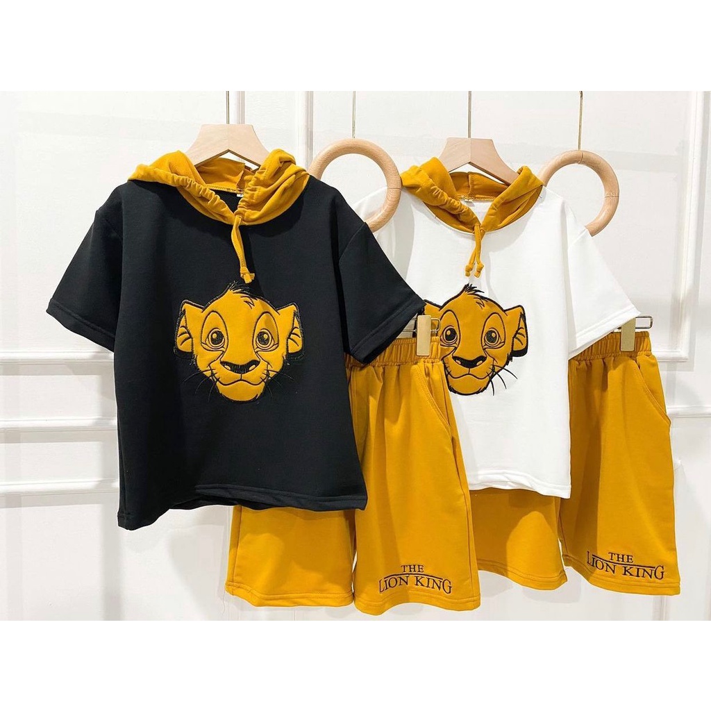 PROMO-SETELAN ANAK BAJU ANAK PAKAIAN ANAK 1-5 THE LION KING TAHUN SETELAN KAOS HOODIE SETELAN HOODIE CELANA PENDEK HOODIE ANAK LAKI LAKI PEREMPUAN PAKAIAN ANAK LAKI LAKI PEREMPUAN HOODIE ANAK LAKI LAKI PEREMPUAN TERBARU TERLARIS
