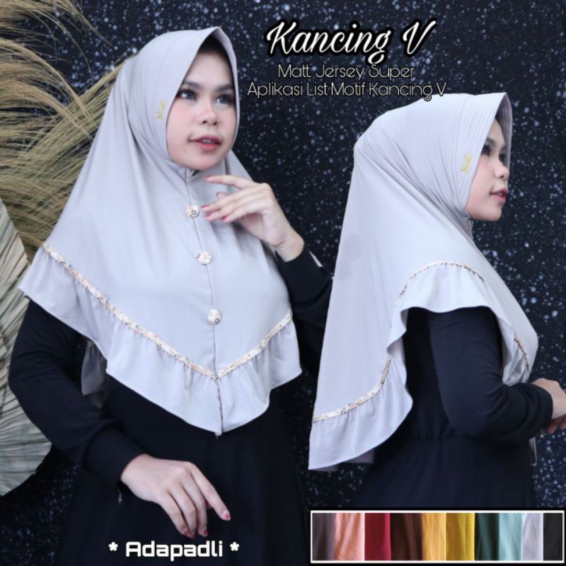 HIJAB INSTAN ORI BY PADLI KANCING V