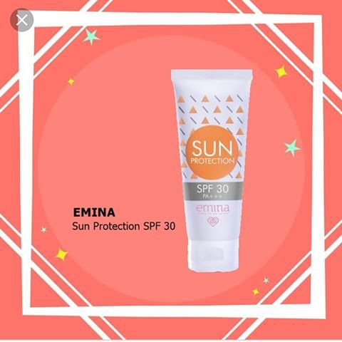 Sunblock Emina Sun Protection SPF 30 Sunblock Wajah dan Badan