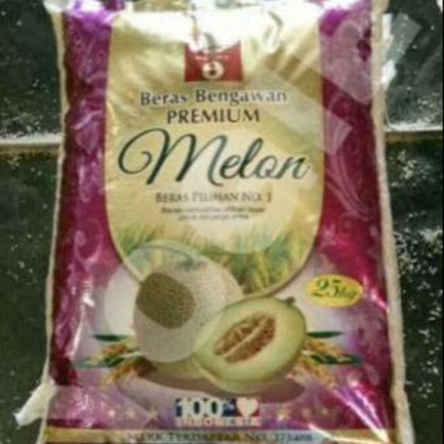 

Beras cap melon ungu super 5kg premium bengawan