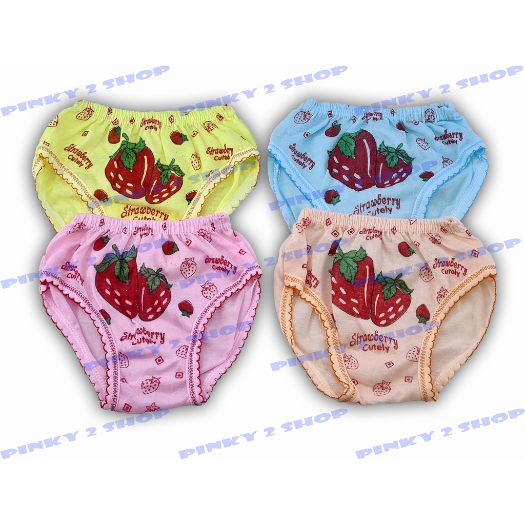 CELANA DALAM ANAK PEREMPUAN MOTIF STRAWBERRY