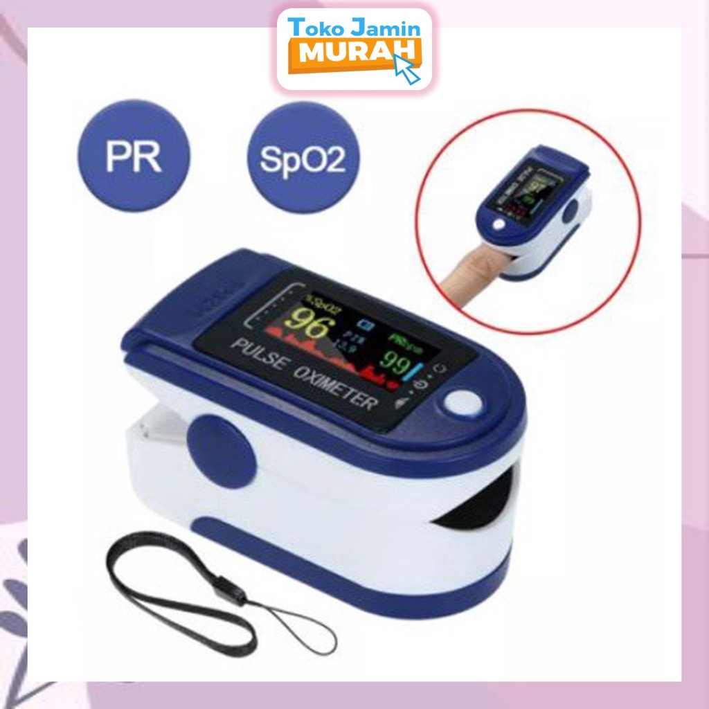 TJM VZ037 Pulse Oximeter Oxymeter LK87 LK88 Alat Ukur Kadar Oksigen Darah Tekanan Darah