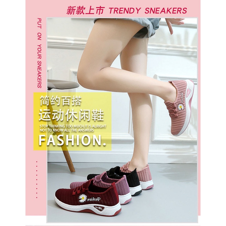 GISF Kayle Sepatu Sneakers Import Fashion Wanita Korea 2021 - Real Pic