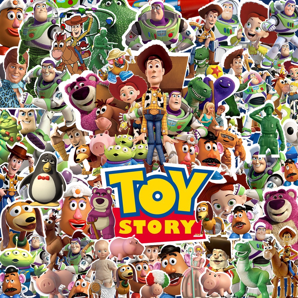 

Stiker Kartun Toy story Sticker WaterProof Premium isi 14 pcs