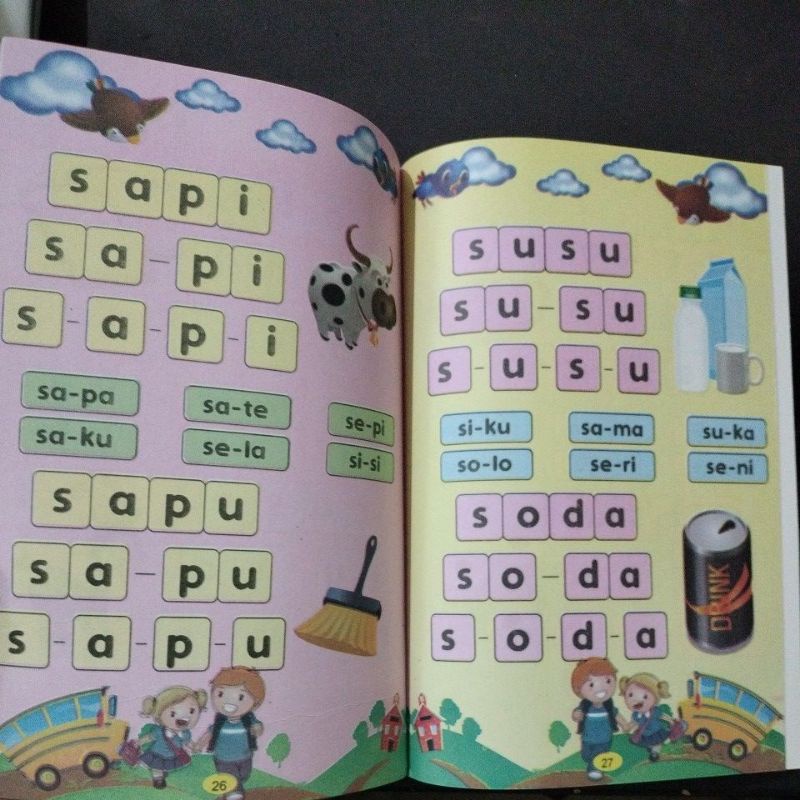 buku latihan mengeja kata 32 halaman (15x24cm)