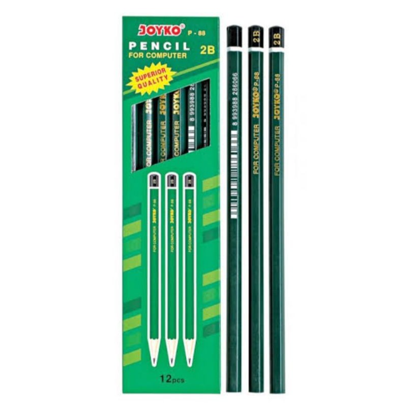 

PENSIL 2B P-88 JOYKO ( 1 PACK ISI 12 PCS )