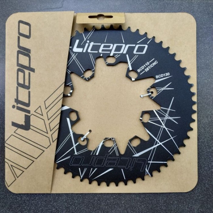 Chainring LITEPRO OVAL 58T BCD 110 / 130 New model