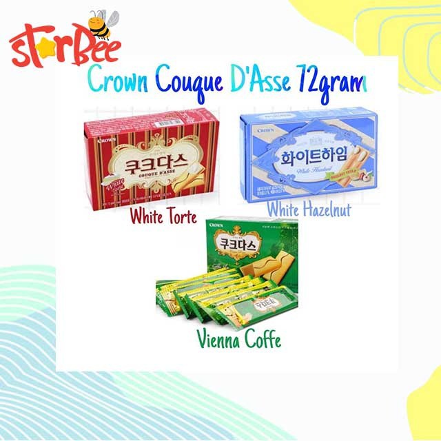 

Crown Couque D'Asse 72gram Snack Korea