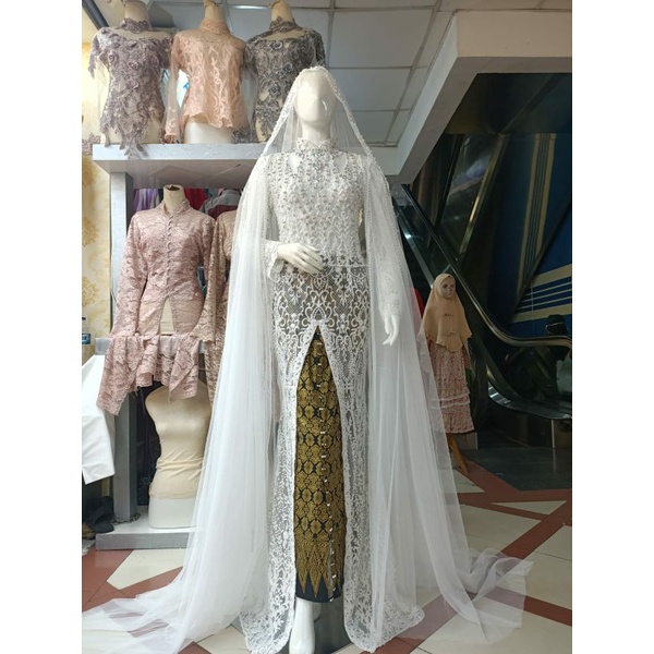 Kebaya pengantin akad || kebaya pengantin full payet