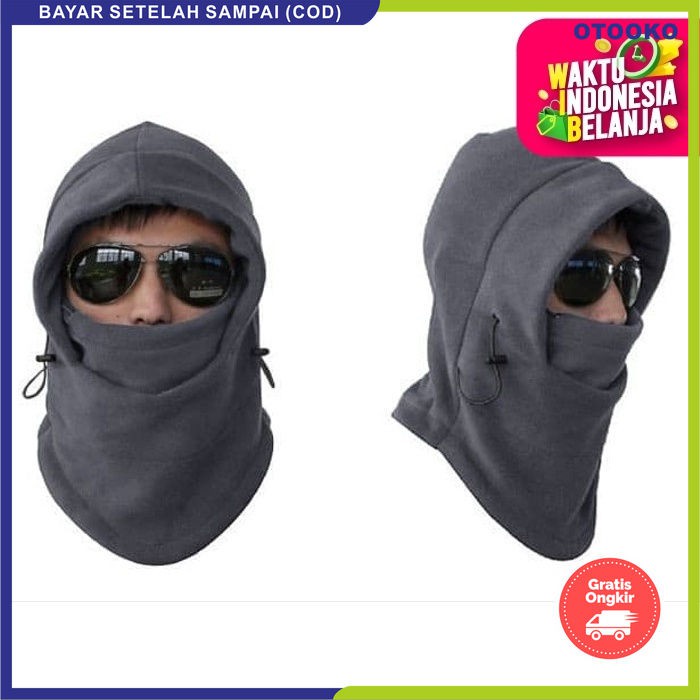 Baff Buff Masker Balaclava Bandana Kupluk Topi Helm Polar 6 in 1 Full Face Murah