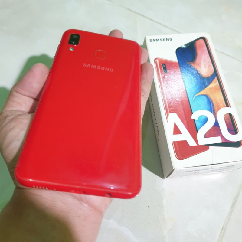 Samsung A20 3/32 Ram 3gb Rom 32gb second berkualitas