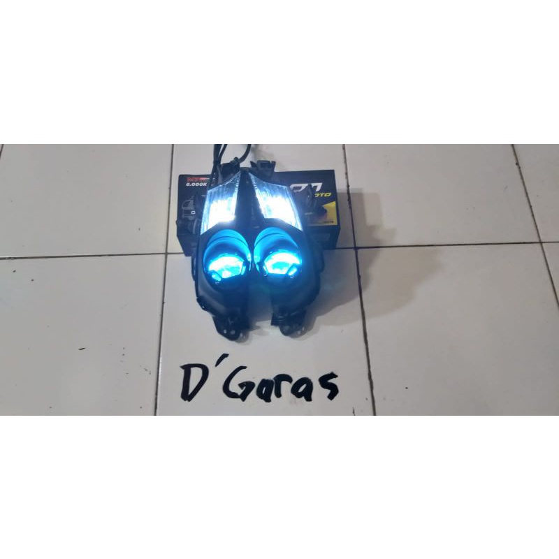 foglamp sein lampu tembak x max M5 duromoto