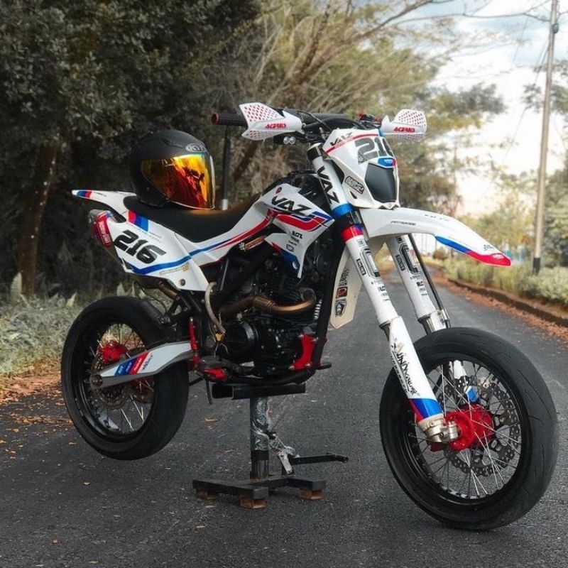 Decal sticker dekal motor DTRACKER /KLX BF GOLD