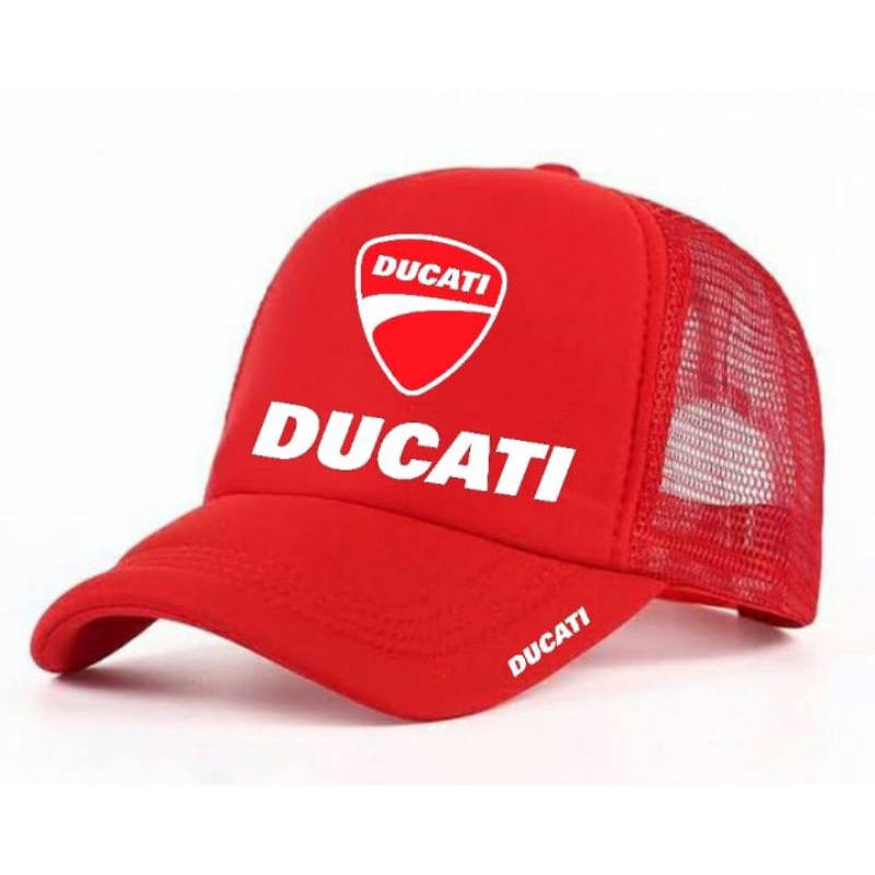 topi jaring dewasa logo Ducati motogp