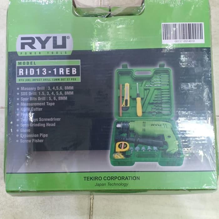 MESIN BOR SET 13MM RYU TEKIRO BOR TEMBOK BOR BESI BOR KAYU SET
