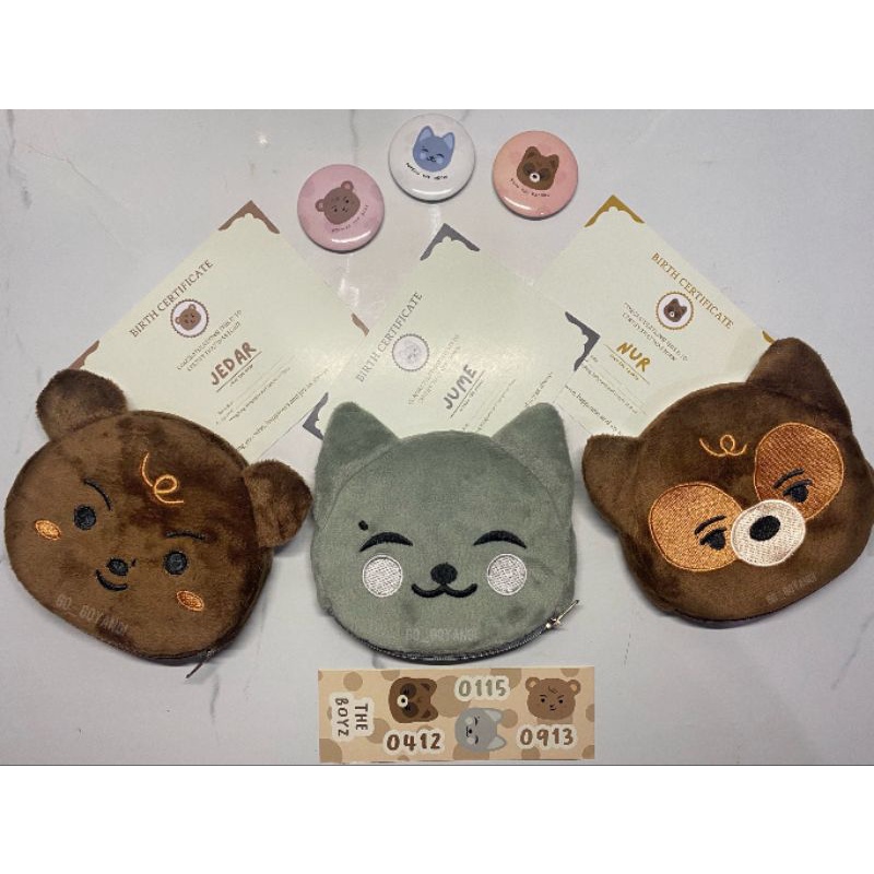 [READY] Pouch Zoo Doll The Boyz Sunwoo Juyeon Hyunjae