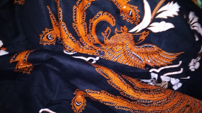 Dt Collection - Seragam Kantor Kemeja Batik Kerja Pria Motif Santika Cendrawasih