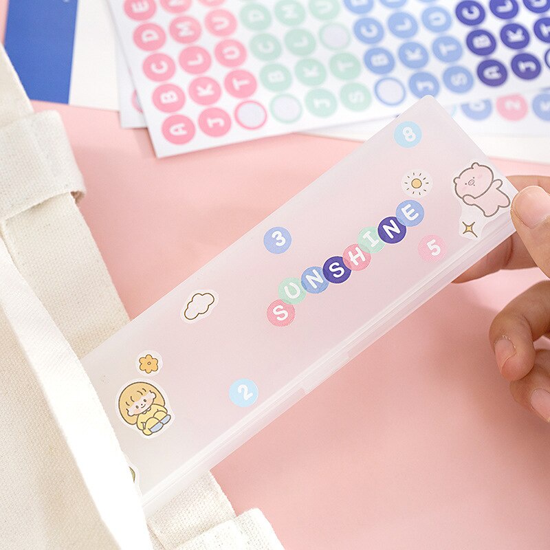 Journamm 234pcs Number and Letter Stickers DIY Adhesive Sticker Decoration Stationery Project Making Decoration Sealing Stickers-2