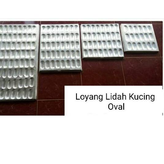 ☚ Loyang Lidah Kucing BESAR isi 75 lubang ukuran 40 x 60 Alumunium TEBAL ☂