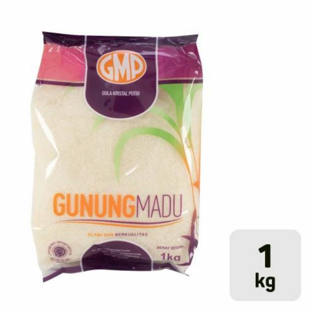 

Gula pasir GMP /gula pasir 1kg GUNUNG MADU murah