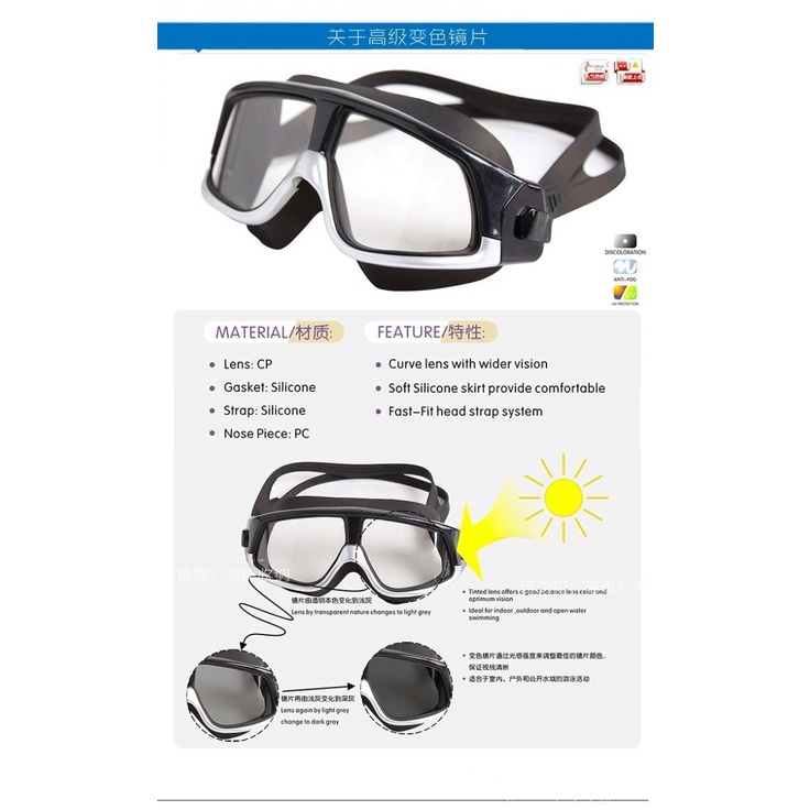 Kacamata Renang Polarizing Anti Fog UV Protection - GOG-3610