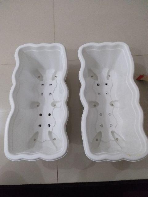 Pot Bunga Panjang Sgp05 Putih