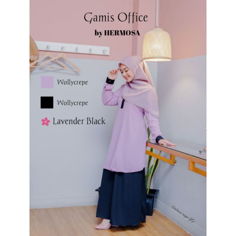 GAMIS PNS UNGU/GAMIS HITAM UNGU/GAMIS DINAS/GAMIS KANTOR/GAMIS KERJA HERMOSA/GAMIS KERJA HERMOSA