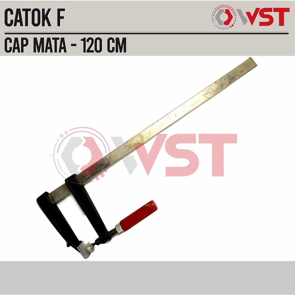Cap Mata Catok F 120cm 1200mm / Clamp F 1200 mm / Penjepit Kayu