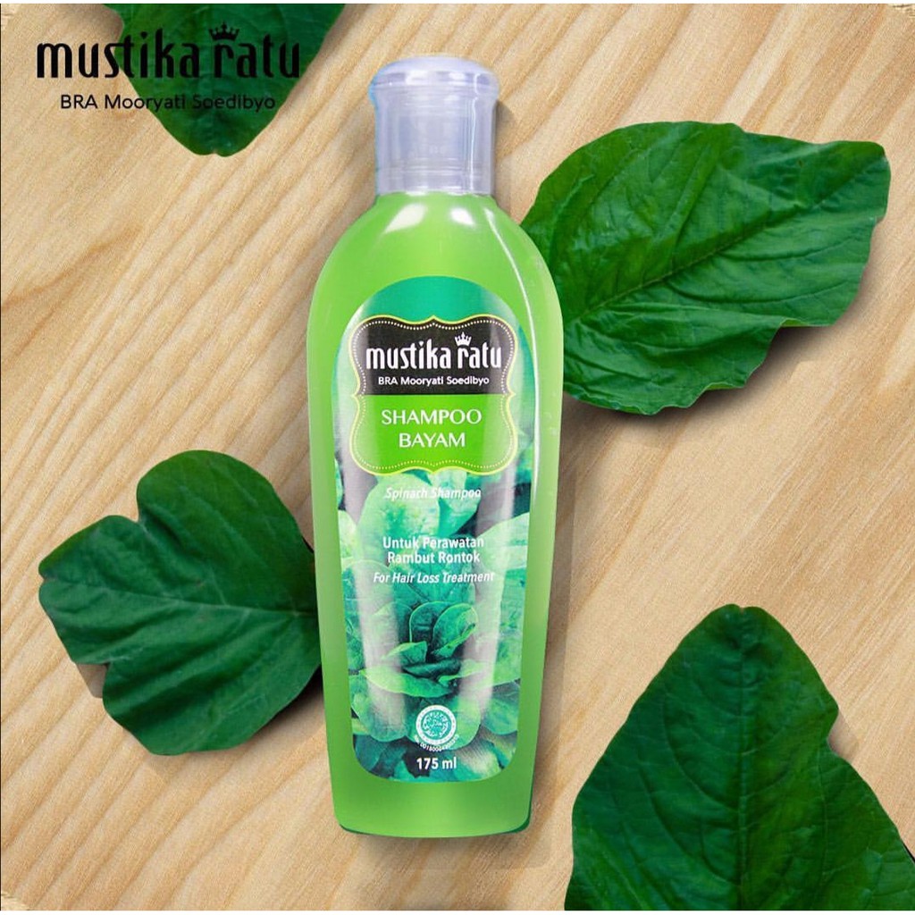 Jual Mustika Ratu Shampo Bayam 175 ml Shopee Indonesia