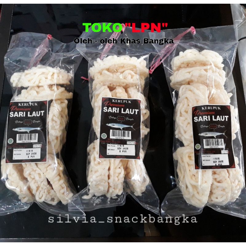 

Kerupuk Keriting Lebar Susun Sari Laut Belinyu Bangka