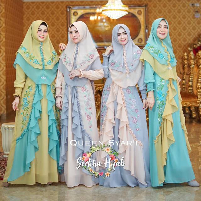 GAMIS QUEEN by SOCKHA GAMIS SYARI PREMIUM