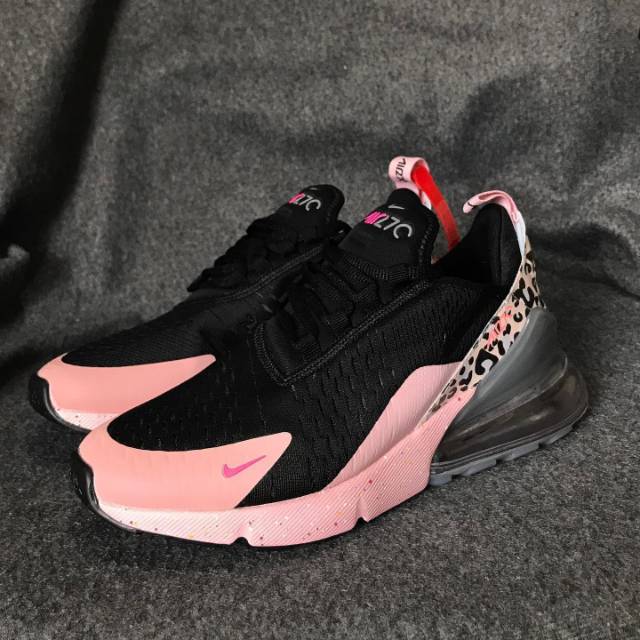 Nike Air Max 270 Black Pink Leopard 