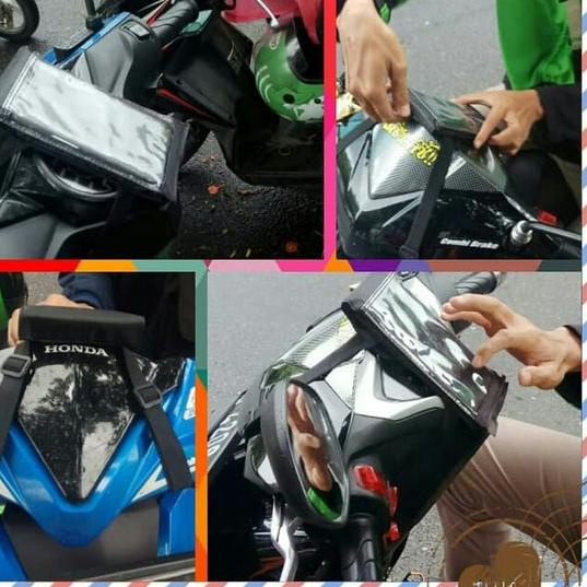 hr✻Kirim Langsung Phone Holder HP Waterproof untuk di Motor Anti Air Tas Gojek Grab Layar Sentuh Tou