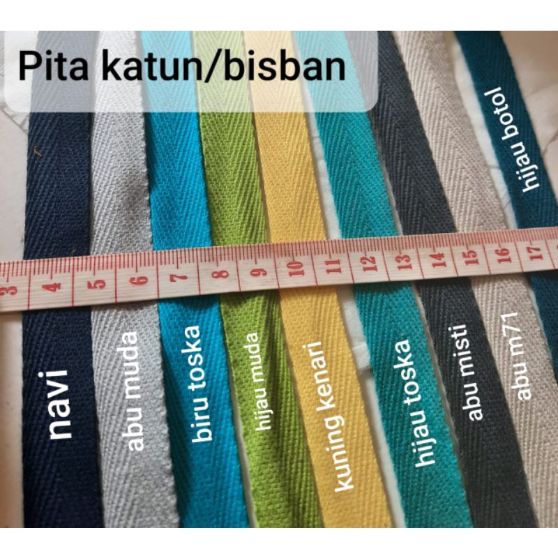 

pita katun/bisban/twill tape
