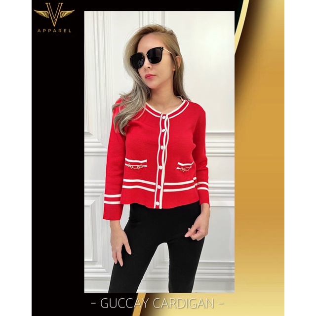 Guccay Cardigan merah