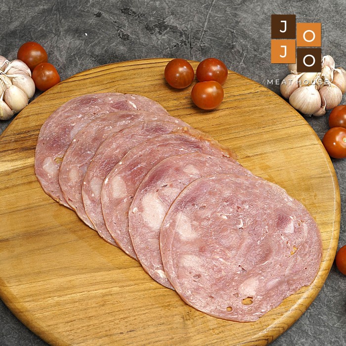 

DAGING HAM BABI IMPORT PORK ORGANIK BULAT TIPIS PREMIUM FRESH 500 gram