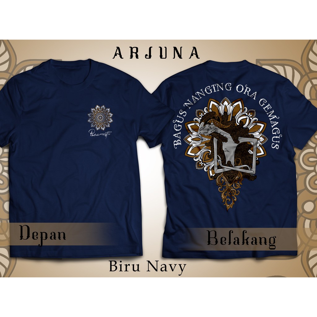 Kaos Wayang Jawa Arjuna