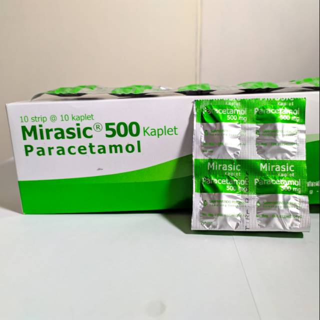 MIRASIC PARASETAMOL/PARACETAMOL 500 MG DAN MIRASIC FORTE 650 MG