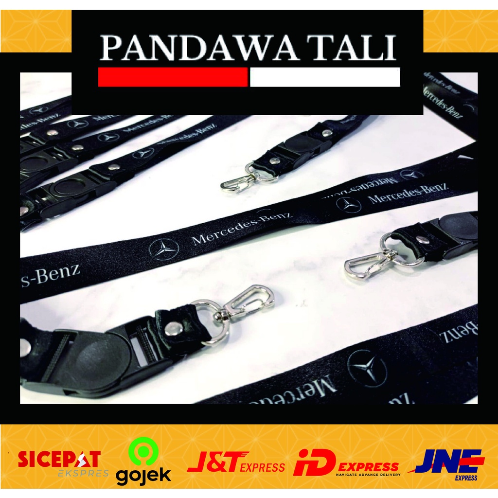 

Lanyard Mercedes-Benz Merch HITAM/Lanyard Printing Custom/RBR