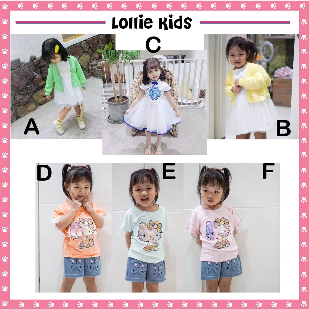 BAJU ANAK PEREMPUAN / BAJU ANAK CEWEK / BAJU ANAK PEREMPUAN / BAJU ANAK LUCU / DRESS BAYI / DRESS BA