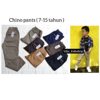  Celana  Kain  Anak  Cowok Katun Chino Panjang  Distro Shopee 