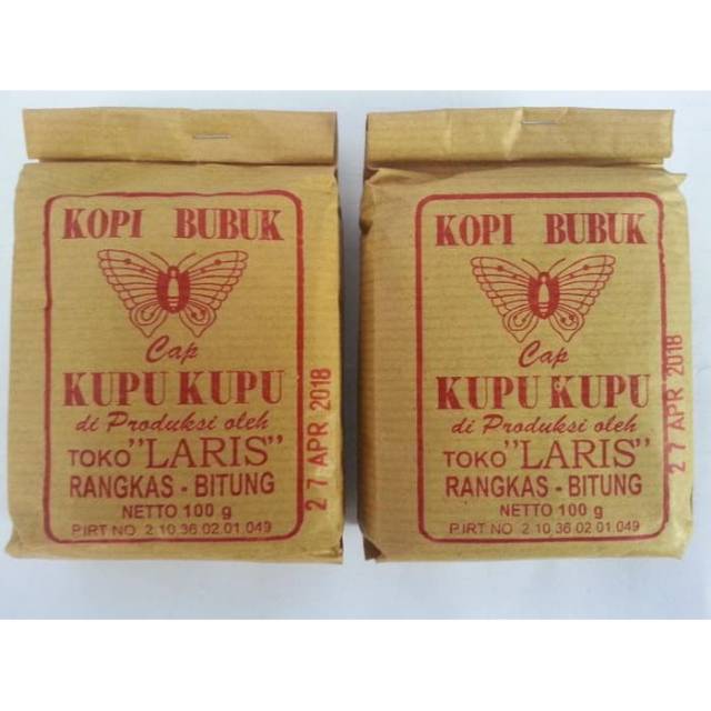 

Kopi Hitam cap Kupu-Kupu