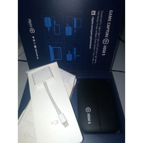 Elgato HD60S + Kabel Lighting Apple Original