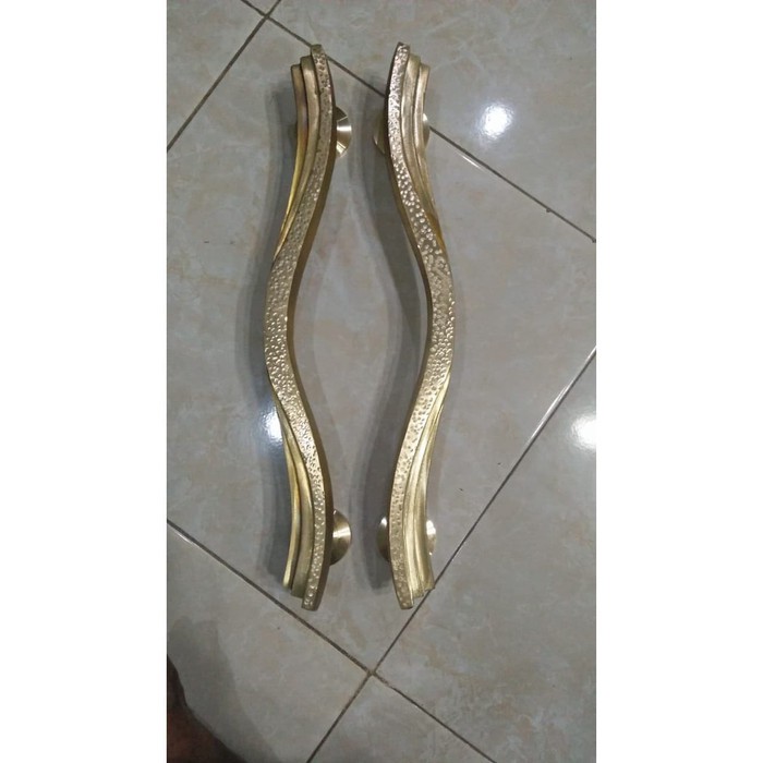 Handle Pintu Kuningan Kipas - Brass Door Pull brass